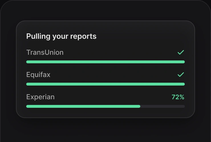 Pulling reports from the three bureaus